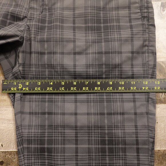 Nike Golf Tour Performance Dri-FIT Plaid Pants Men's 36x30 Gray - Picture 8 of 13